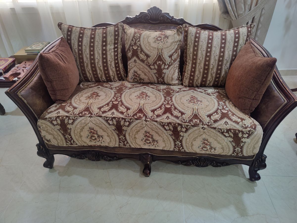 3 Piece Sofa set strong wood - Image 1
