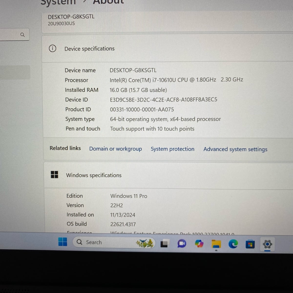 Premium Laptop, Lenovo Thinkpad X1 Carbon - Image 3