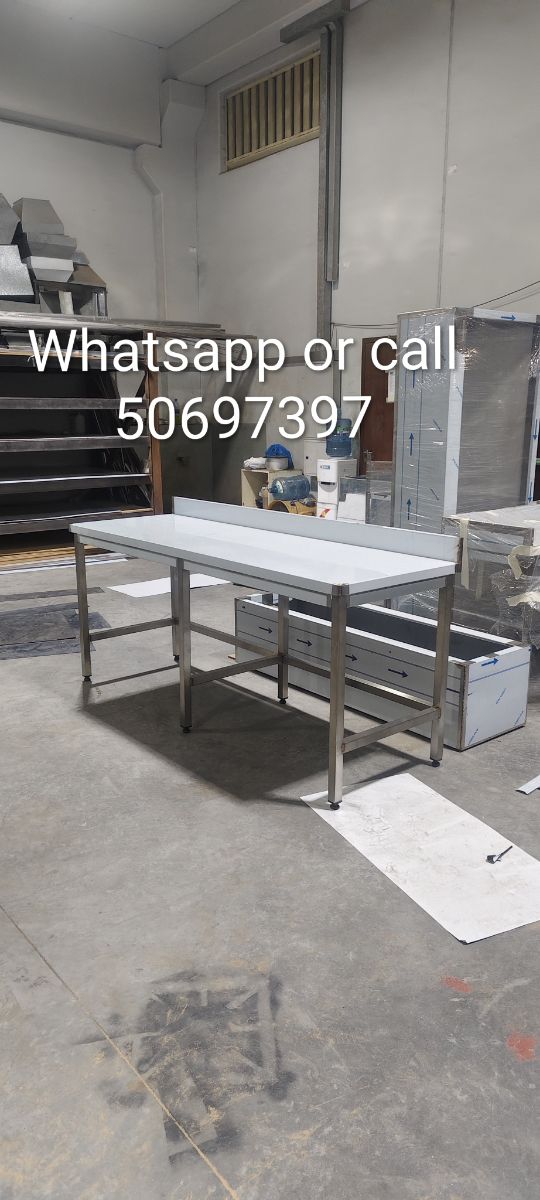 Table new fabrication Stainless steel - Image 3