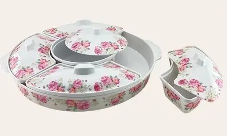 Melamine Party Serving Set Buffet Set / Round Buffet  - Image 3