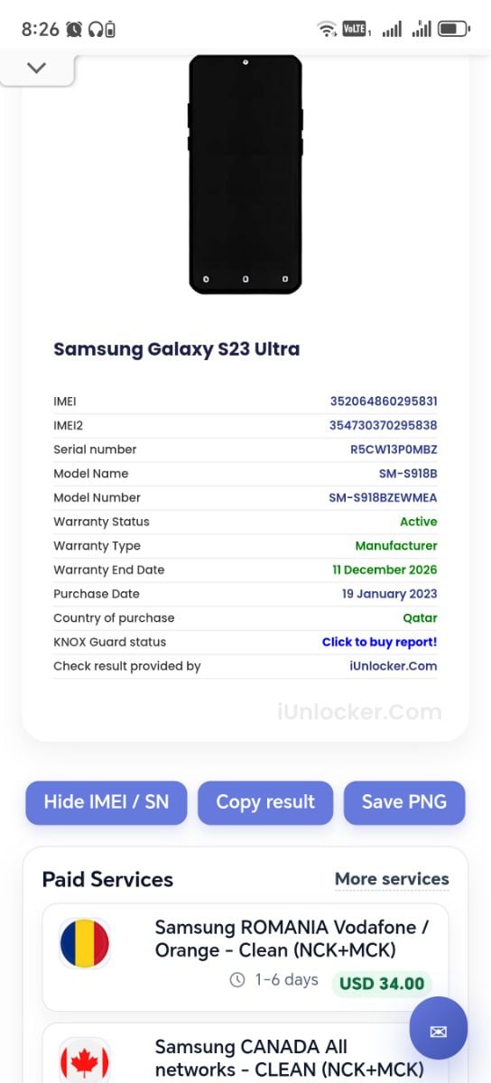 Galaxy S23 ultra 1tb cream color - Image 8