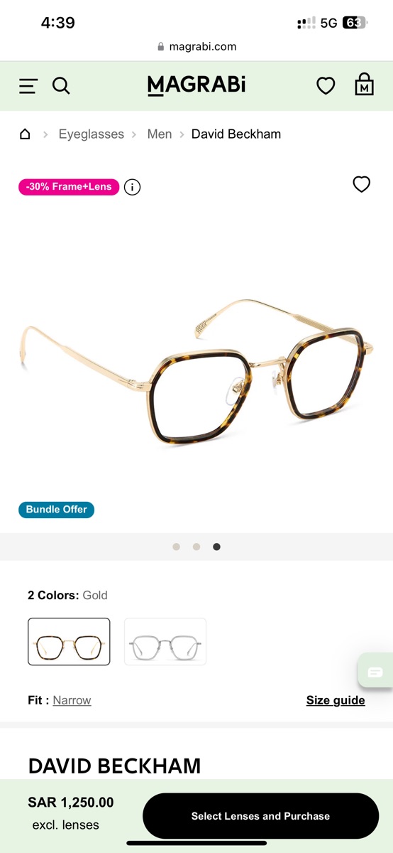 Conditions as brand new DAVID BECKHAM Irregular Sun glasses - Image 4