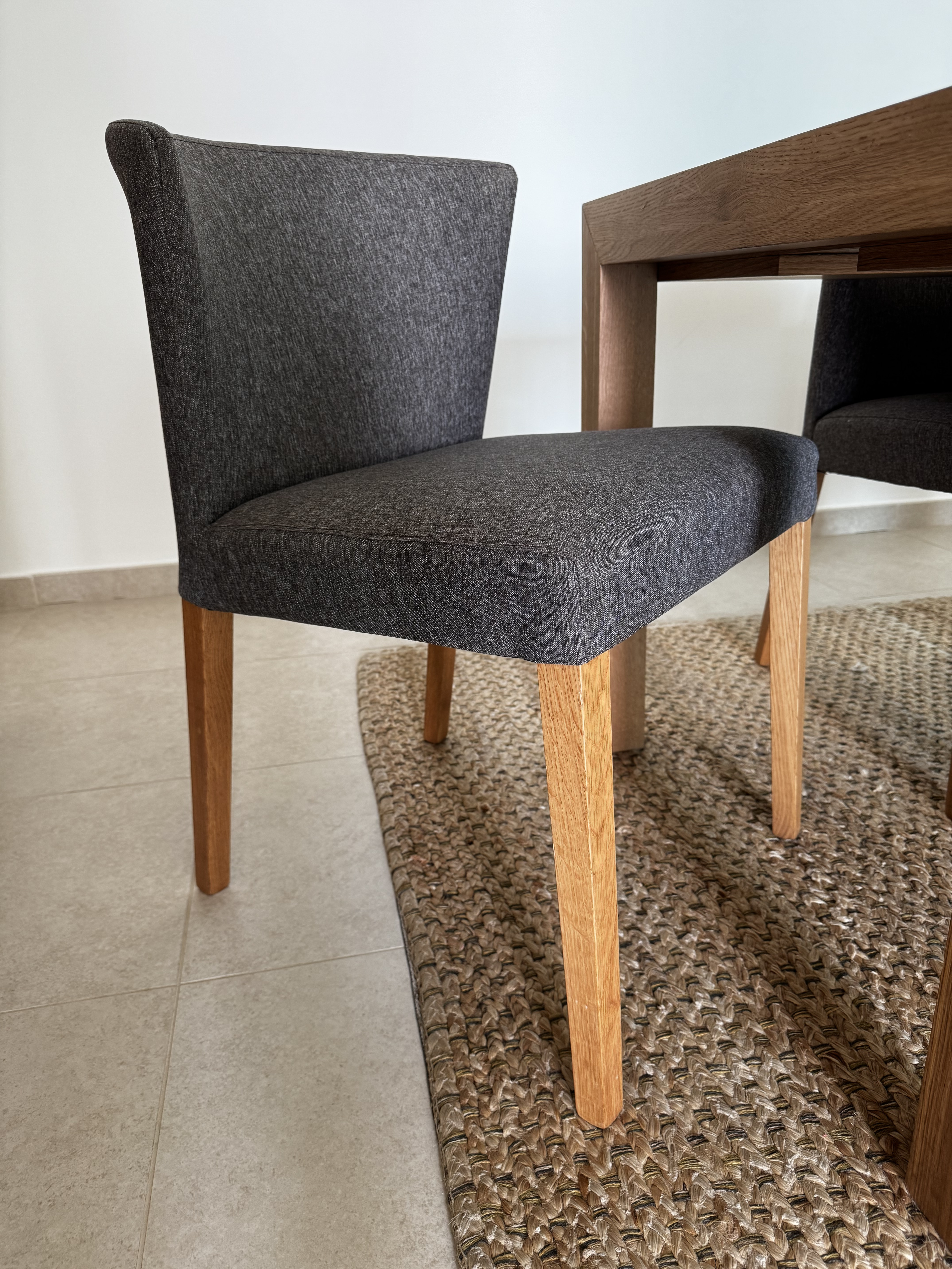 Habitat dining table & 6 dining chairs - Image 2
