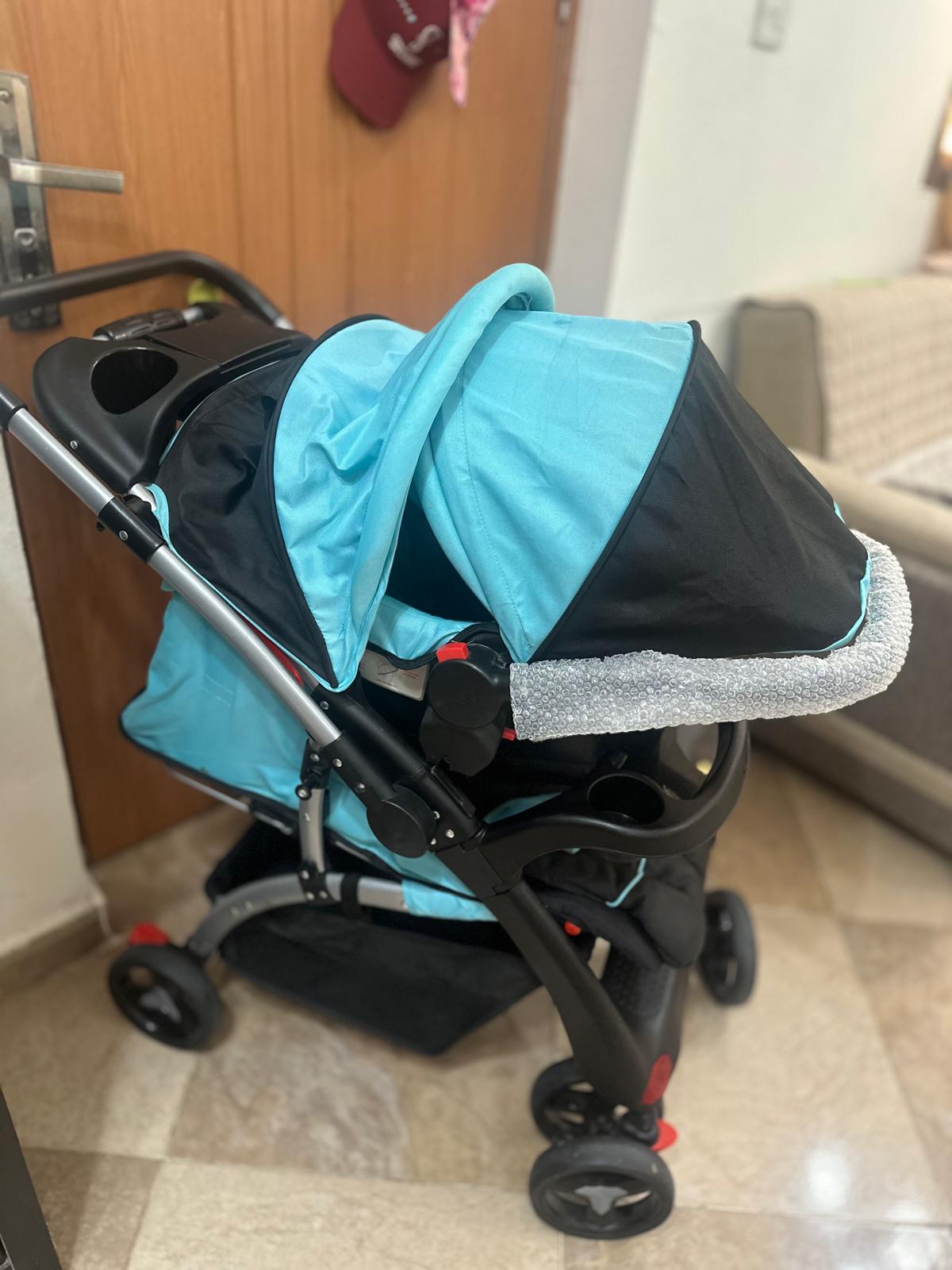 Baby stroller + car seat set for sale - Image 2
