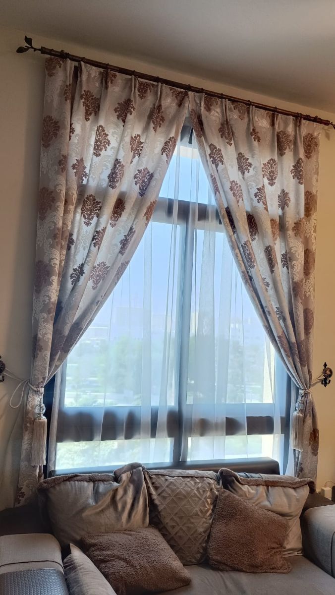 5 New curtain sets of Double layer for entire house - Image 1