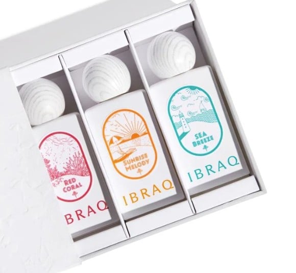 Ocean Breeze Collection (Ocean Whisper, Sunrise Melody, Red Coral) 10ML by IBRAQ - Image 2