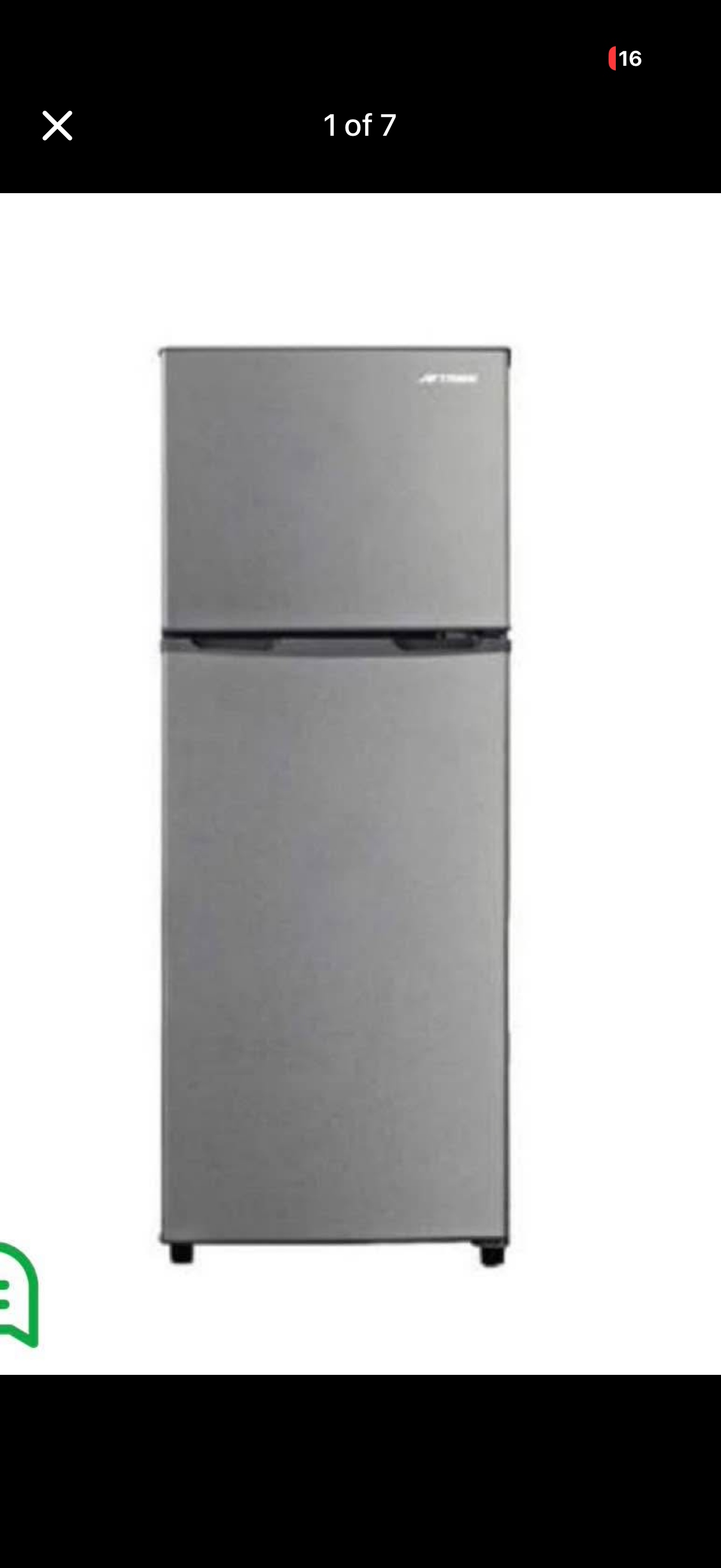 Aftron Double Door Refrigerator - Used - Excellent Condition - 132 Litre - Urgent Sale - Image 1