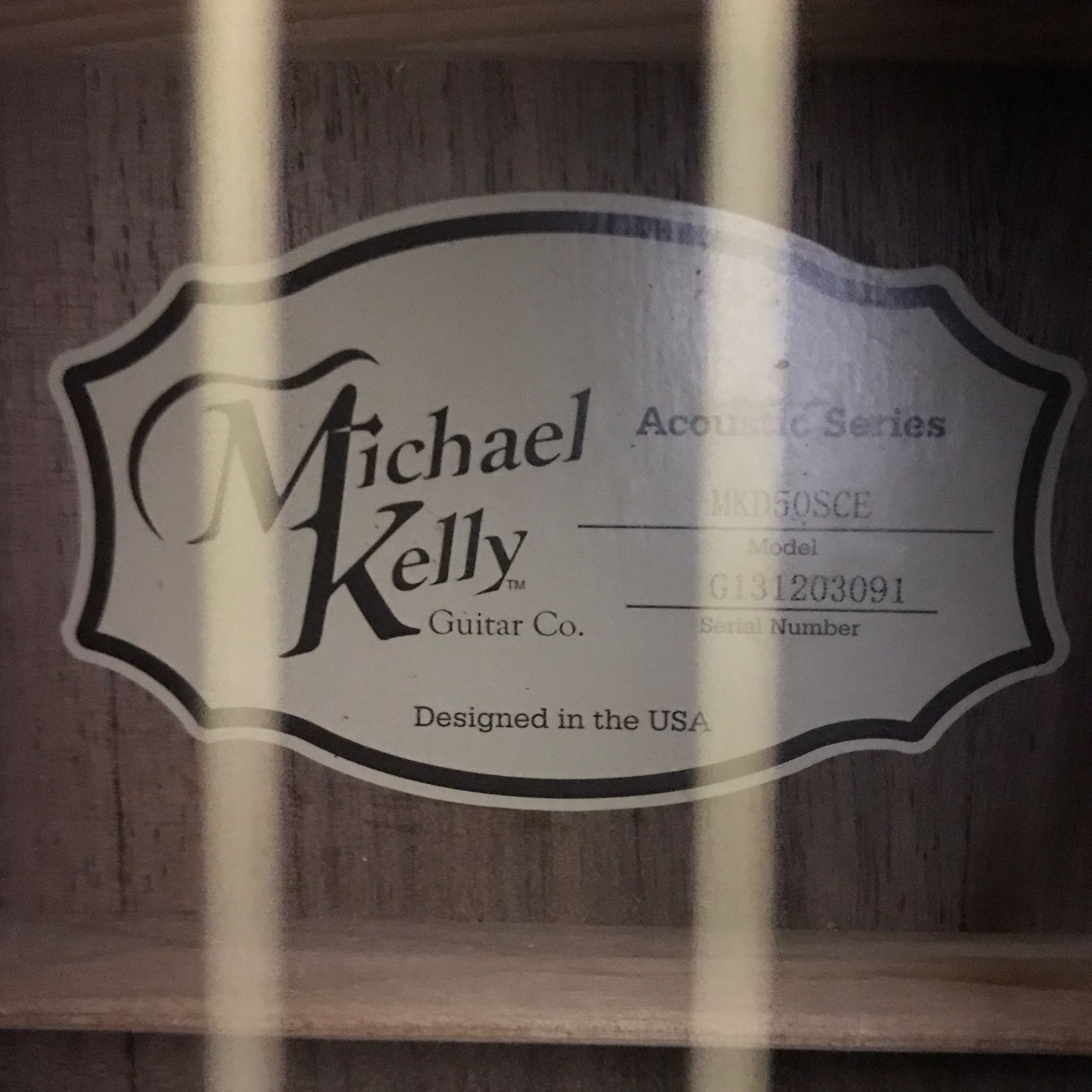 MK MIichael Kelly Accoustic guitar - Image 11