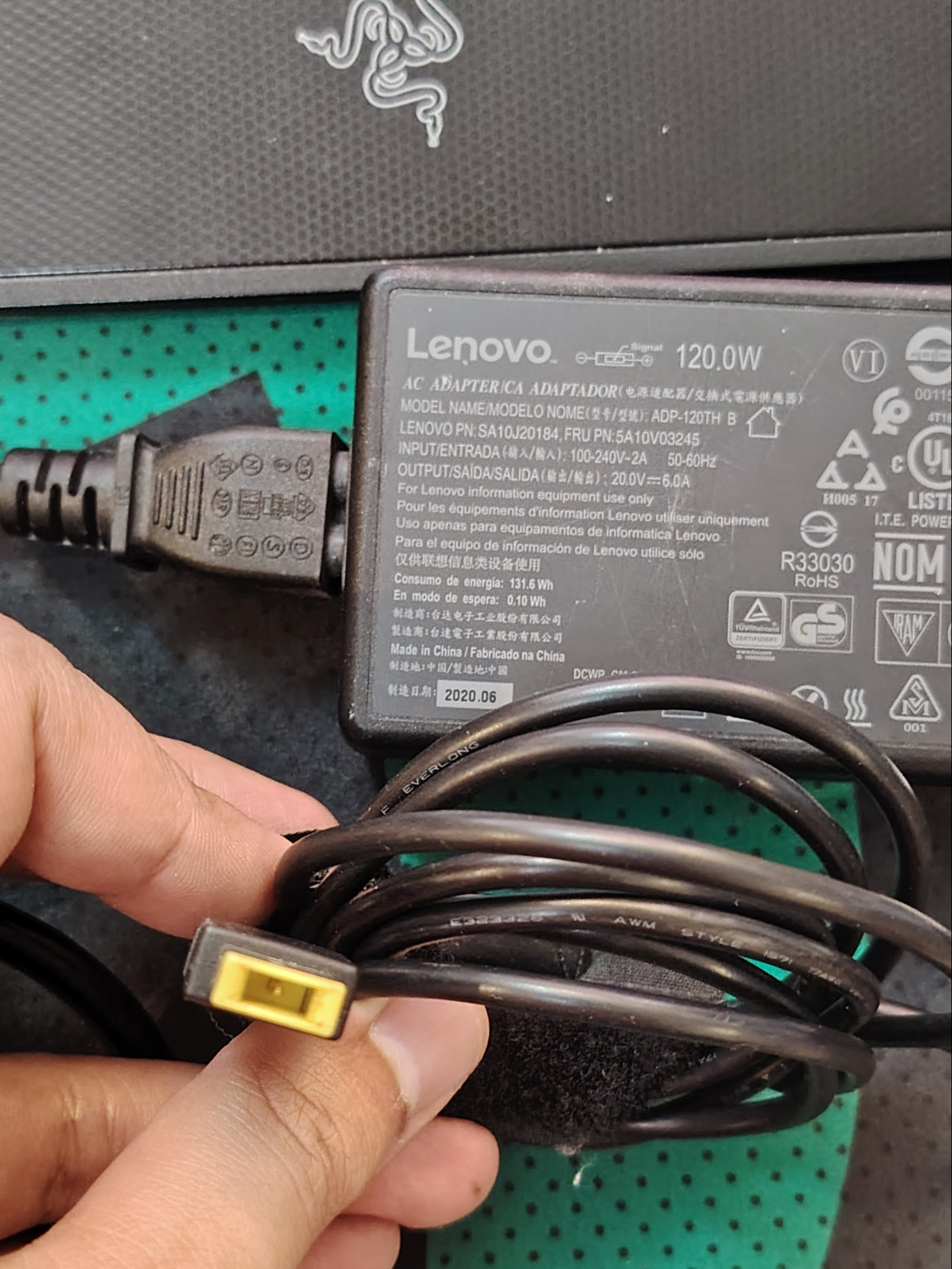 LENOVO CHARGER ORIGINAL 120W - Image 2