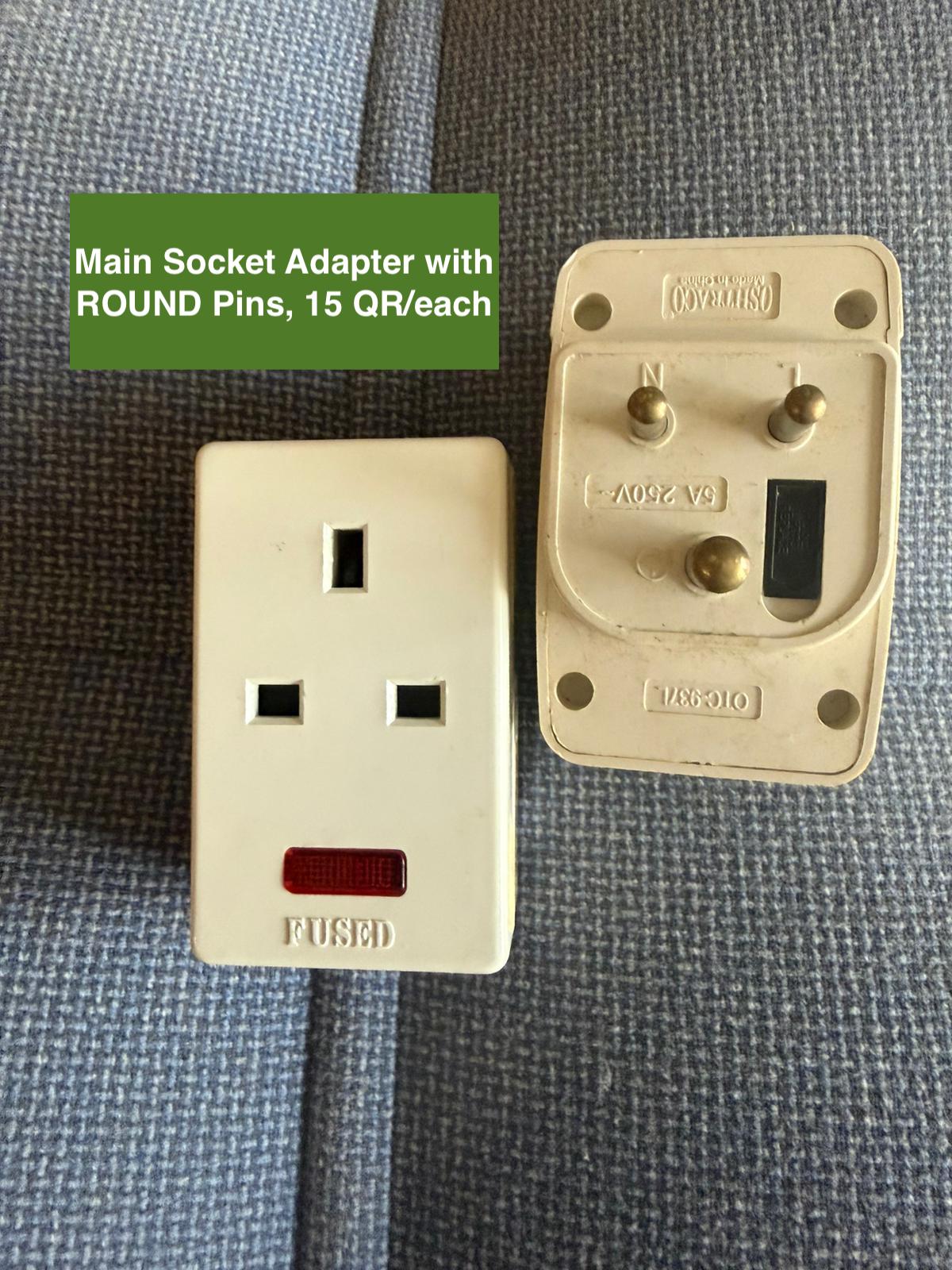 Brand New BRITISH STANDARD Lighting Socket Plugs and Adapters, 20 QR/each - Image 2