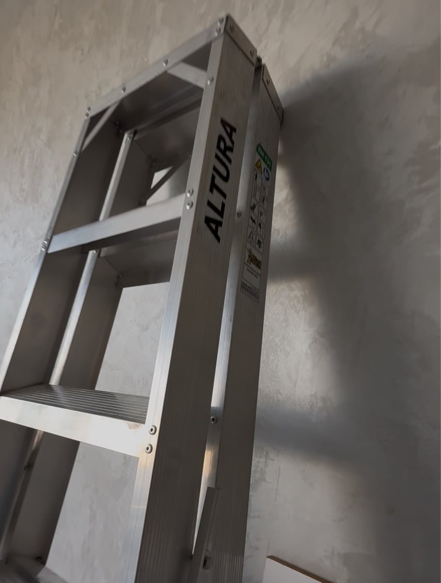 Ladder 7 steps aluminium - Image 3