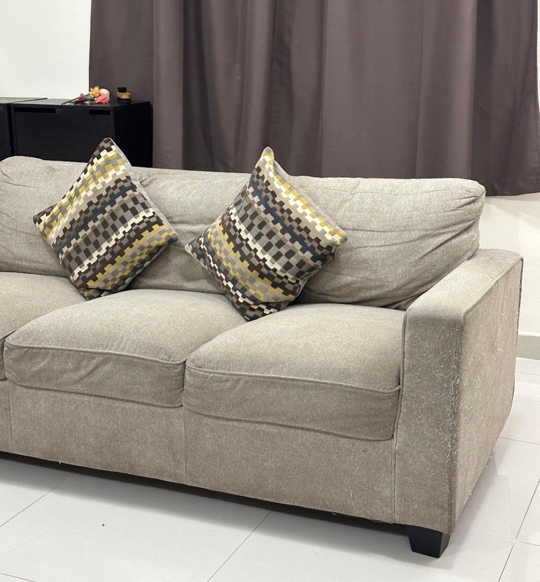 PAN Home 3 seater sofa with  2 cushions - Image 2