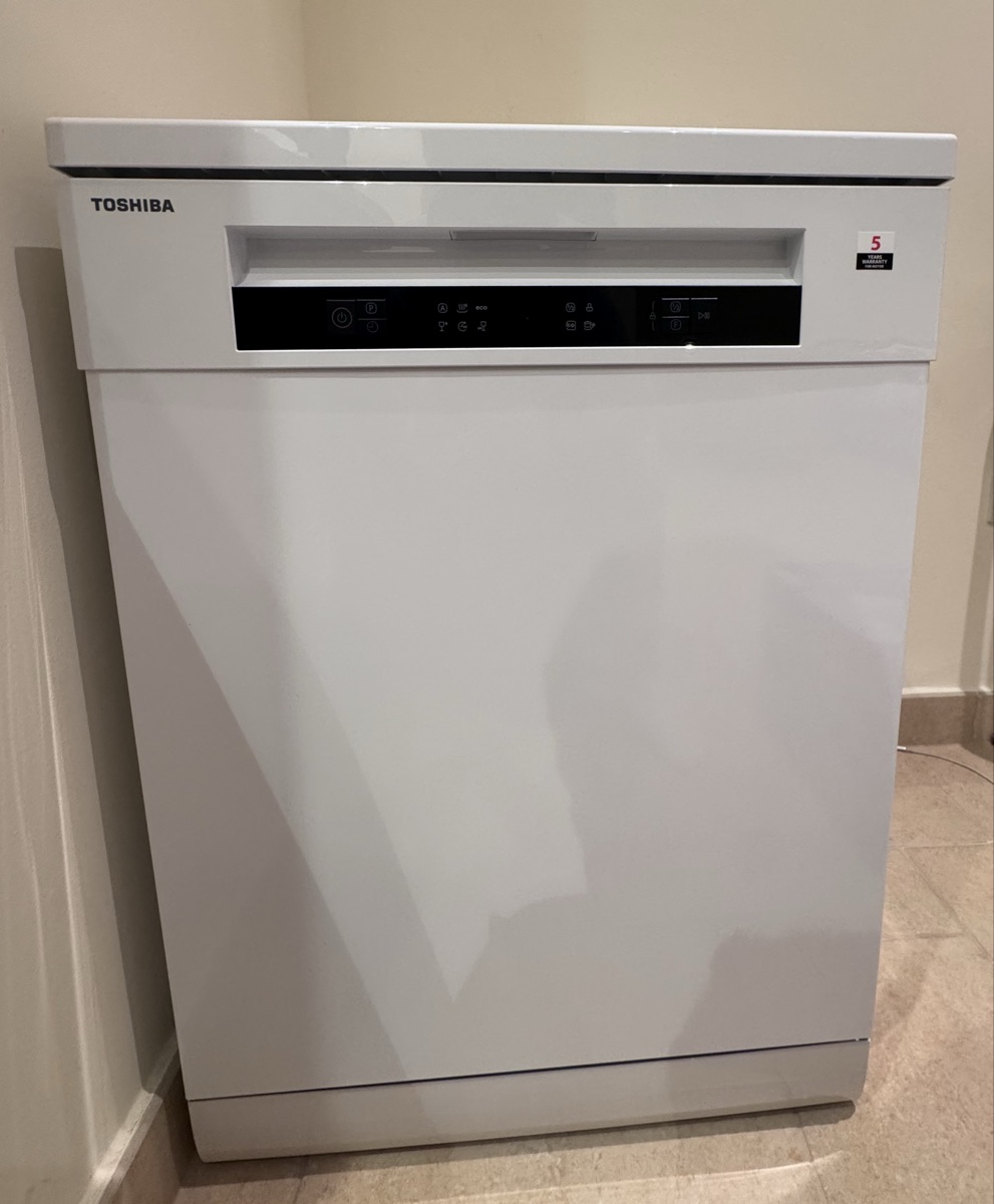 Toshiba Dishwasher – 14 Place Settings – 6 Programs – Like New (Used Twice Only!) - Image 1
