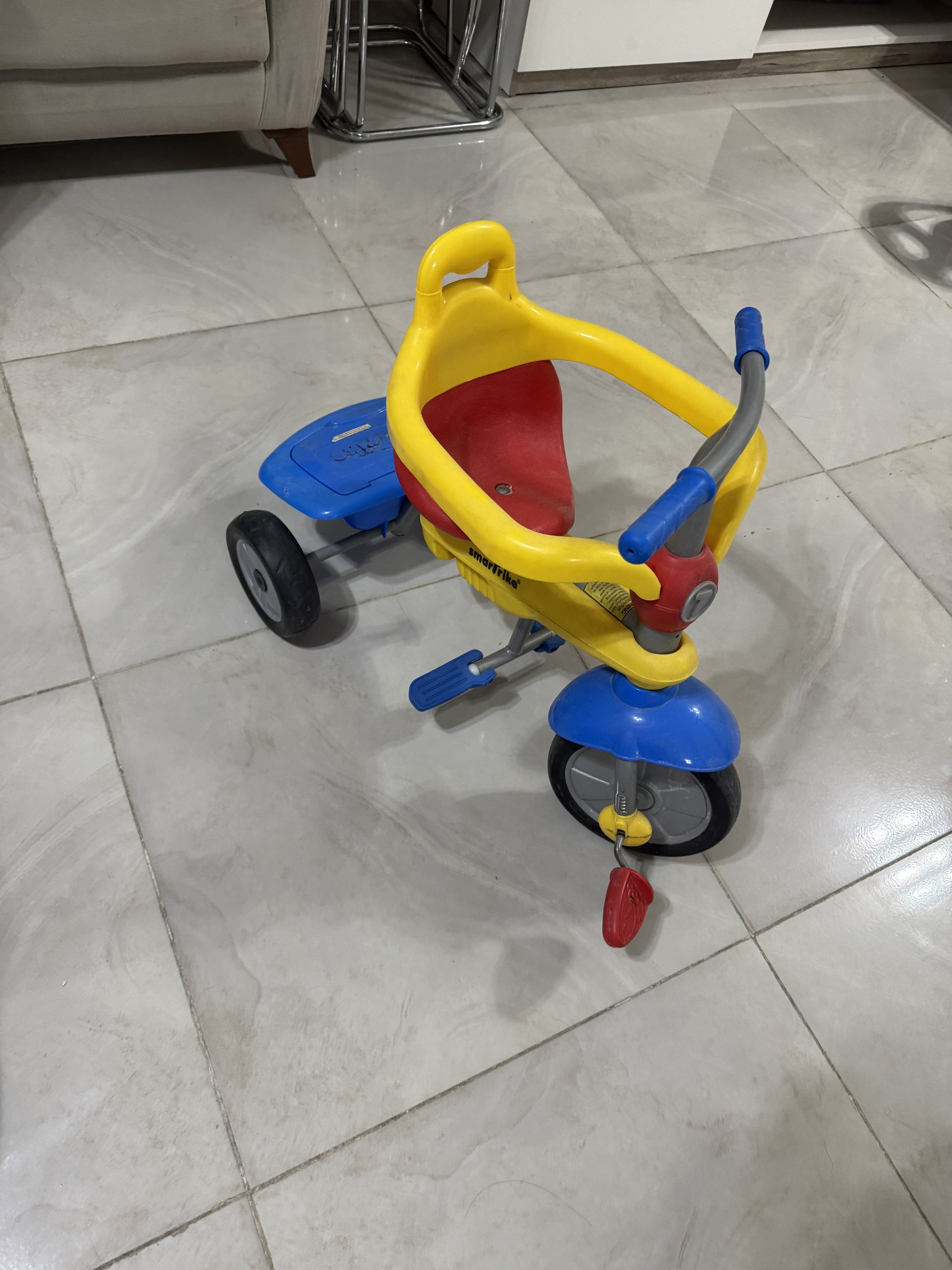 , tricycle , walker , toys, high chair - Image 1