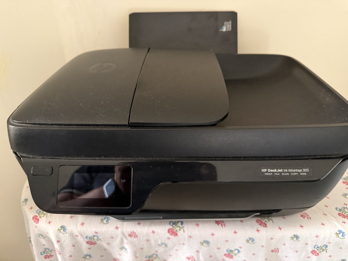 HP deskjet 3835 printer and scanner for sale. With Wifi - Image 1