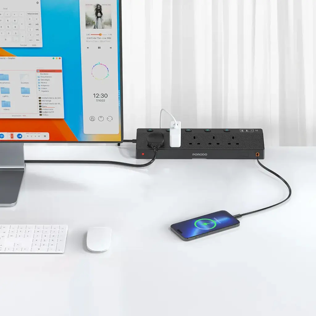 Porodo Voltguard Multi-Port Power Socket PD 20W - Image 2