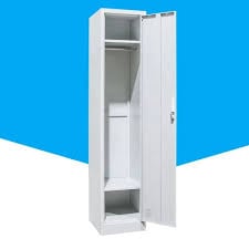 I have a table and a single-door steel shelf available. - Image 1