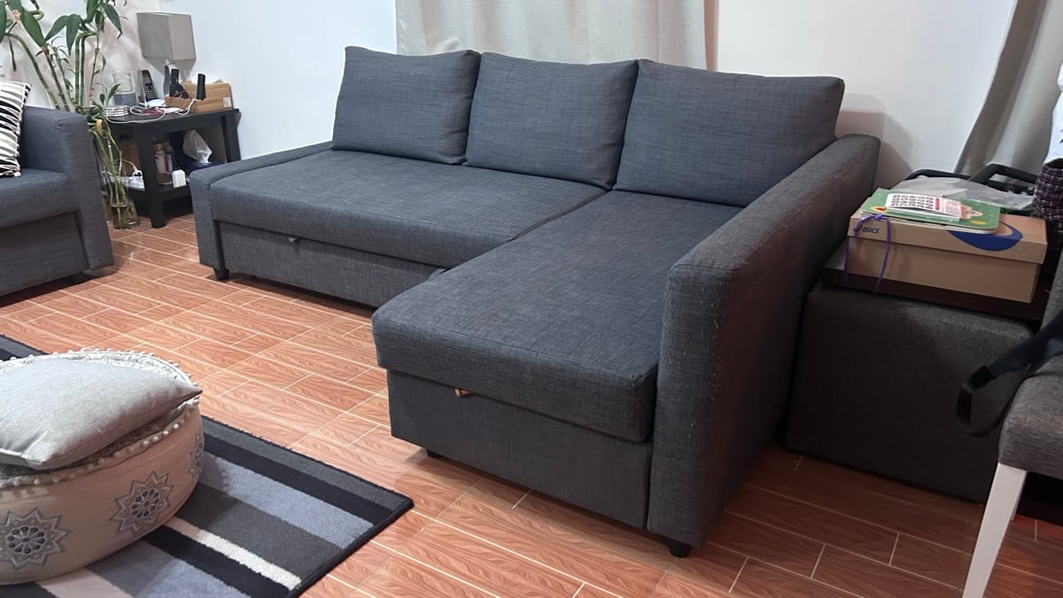 Corner sofa bed for sale - Image 1