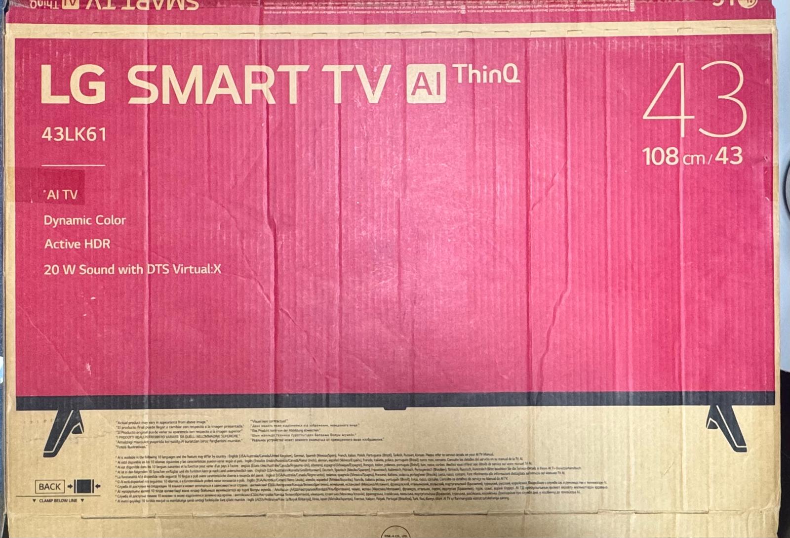 LG TV SMART 43" WITH MAGIC REMOTE - Image 3
