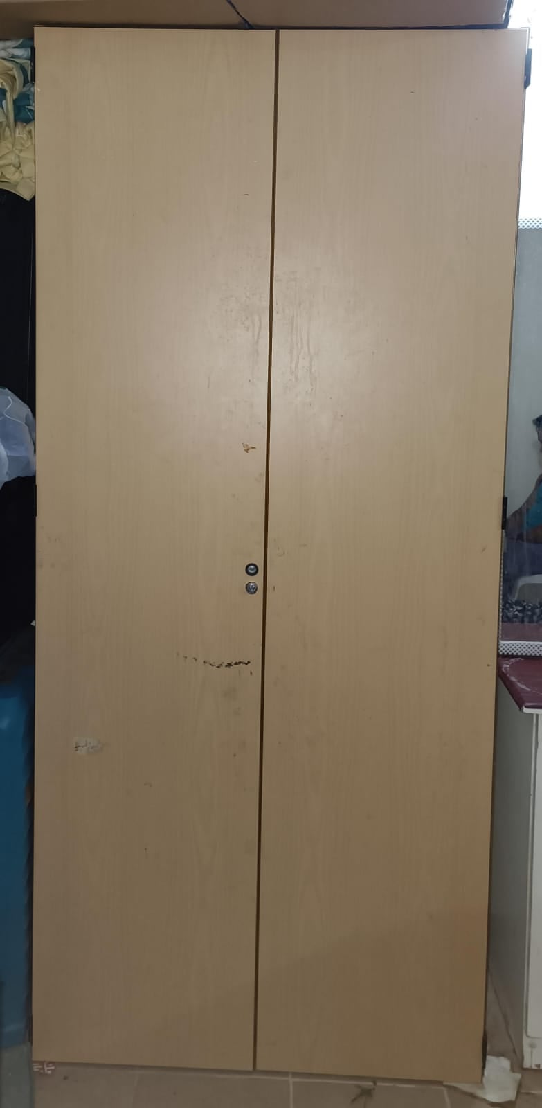 2 door Wardrobe very good condition (plywood) - Image 1