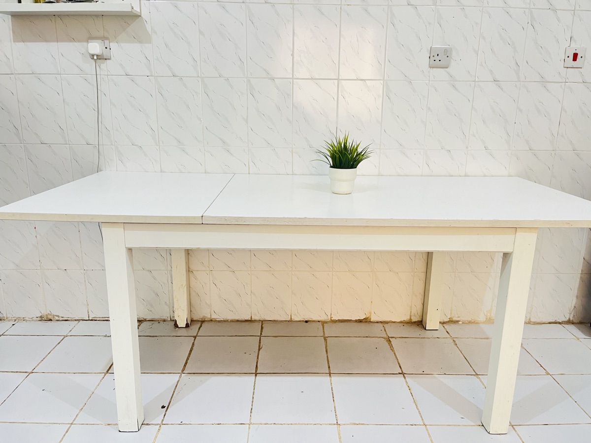 Dining Table (extendable) +  Chair (4 nos)  IKEA - Image 3