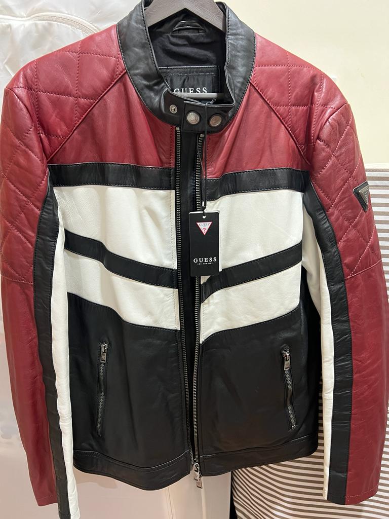 Original Guess Leather Jacket (Brand New) Medium Size - Branded Leather Jacket - Image 5