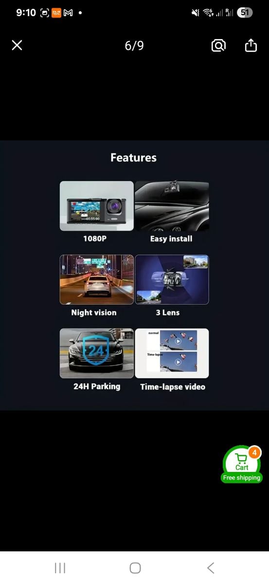3 Cameras Dash Cam - Image 7