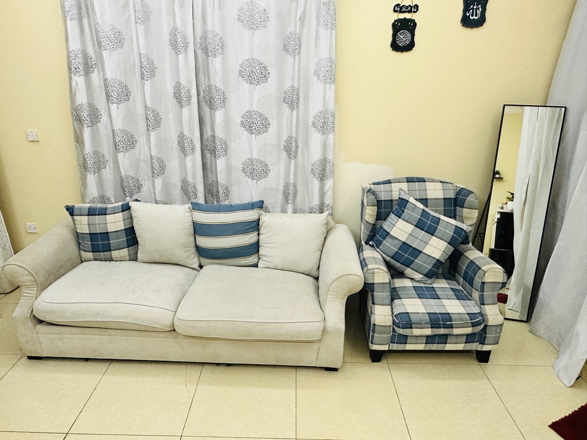 Sofa set 3 seats and 1 seat - Image 2