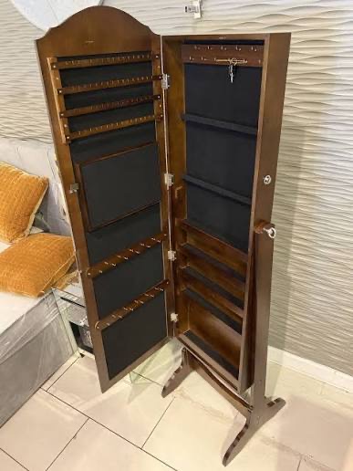Mirror Jewelry Cabinet - Image 1