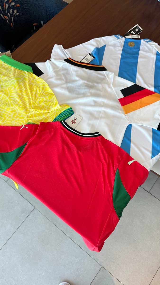 2025/24 Football FIFA Tees Home Collection - Argentina, Brazil, Portugal, Germany - Image 3