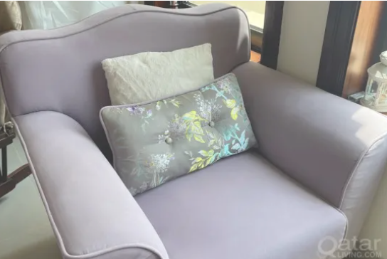 Midas Sofa Couch Set Purple - Image 5