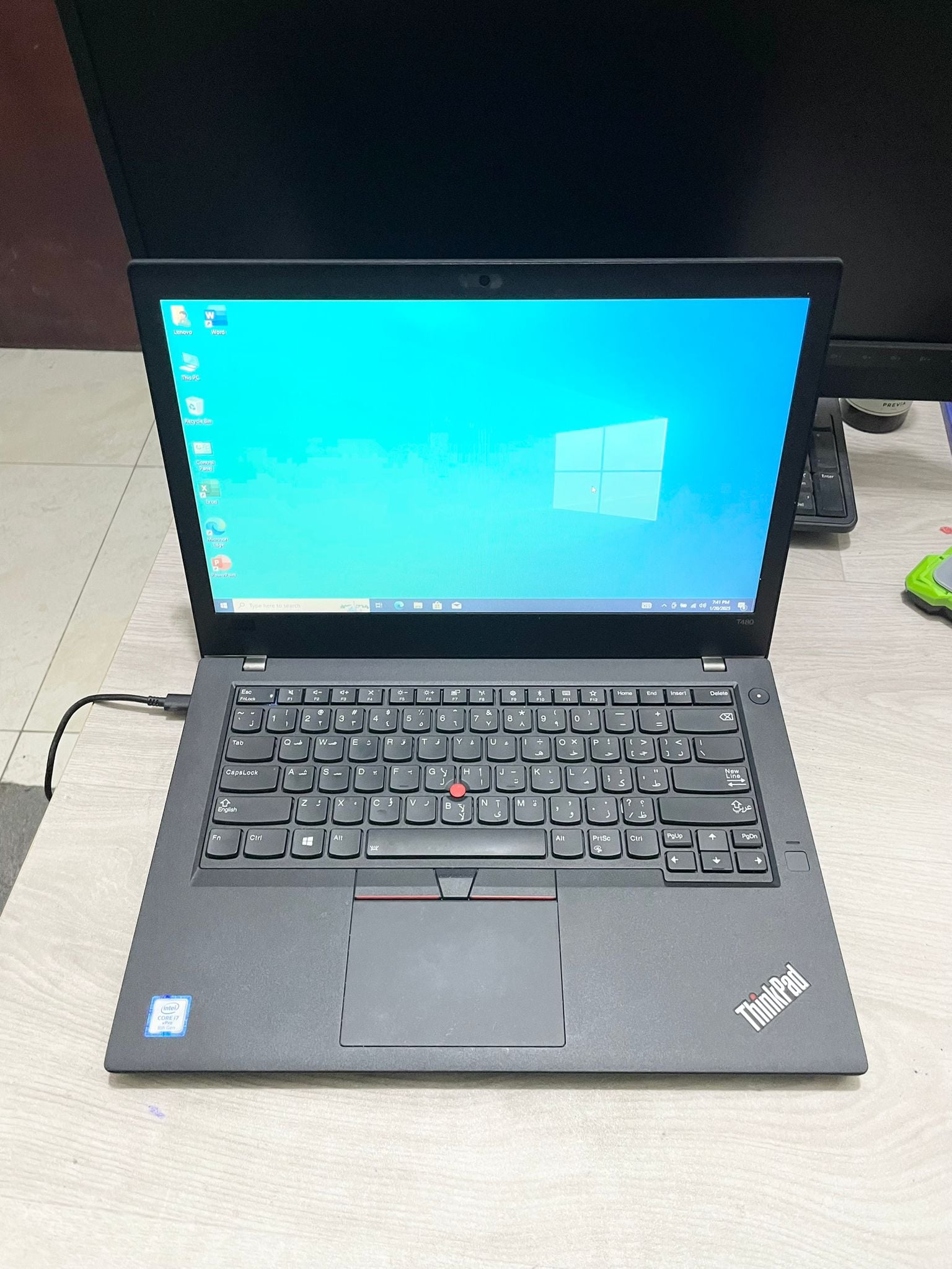 Lenovo ThinkPad T480 - 14" inch - i7-8th Gen-16GB RAM-512GB SSD-(33176355) - Image 4