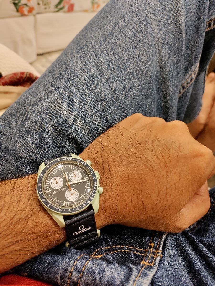 Omega X Swatch Moonswatch Earth  - Image 3