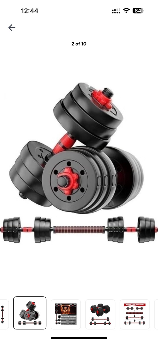Fitness Bench + 30 KGS Dumbells - Image 3
