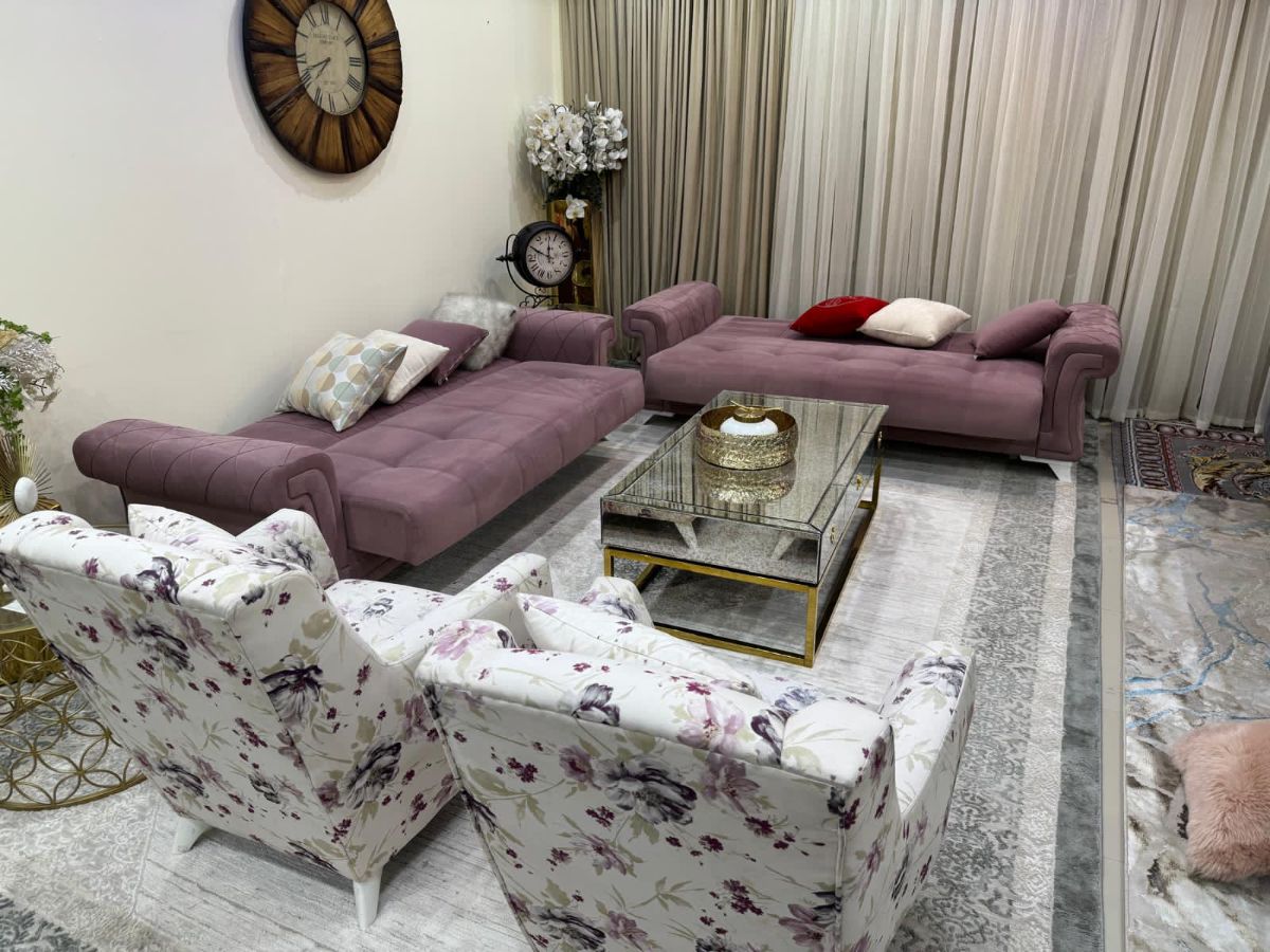 Brended sofa set for sell good condtion 3+3+1+1call or what's what's app-  71532454 - Image 7