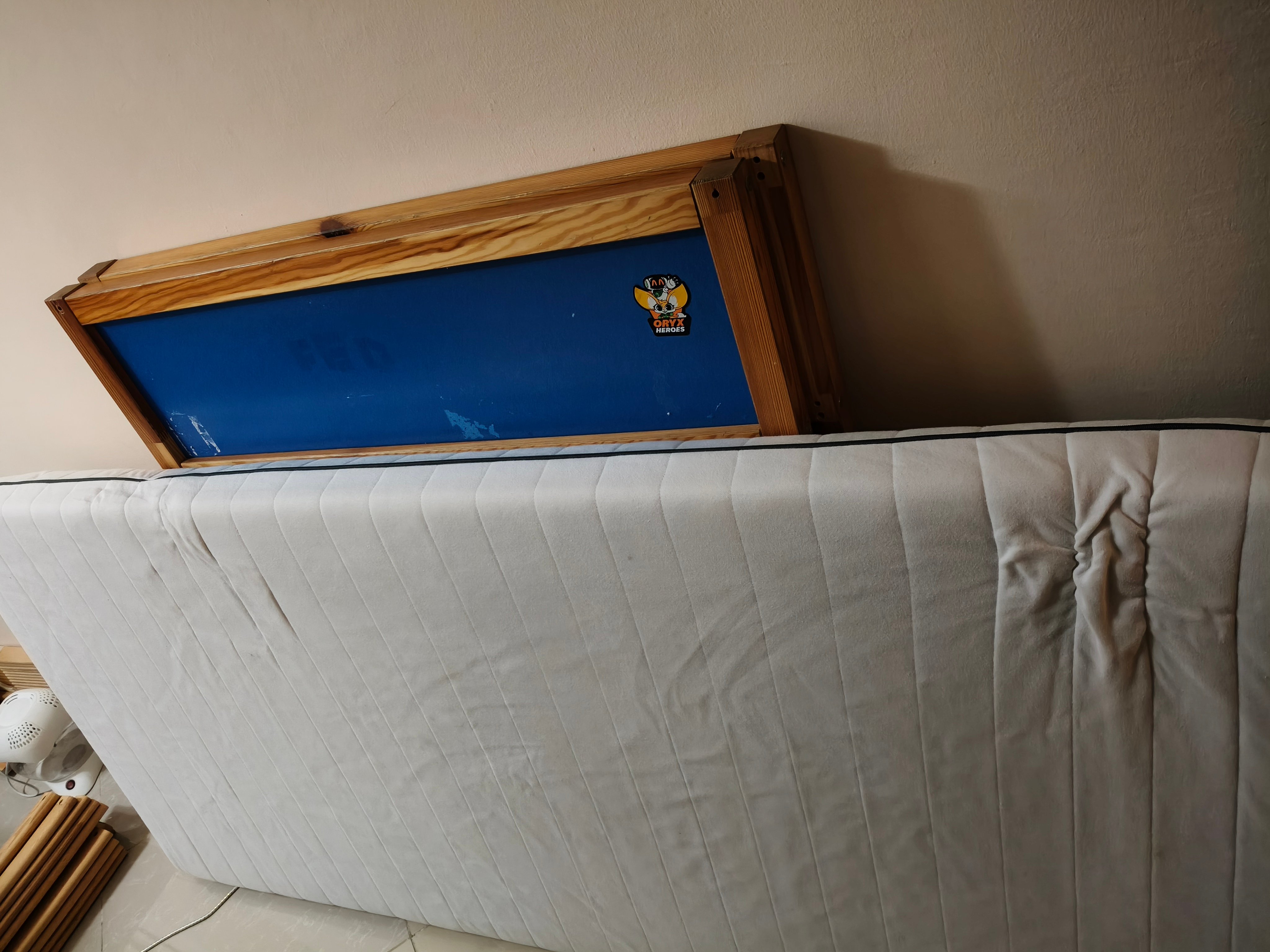 Kura reversible bunk bed, with one mattress and extra slatted bed base 90x200cm - Image 4