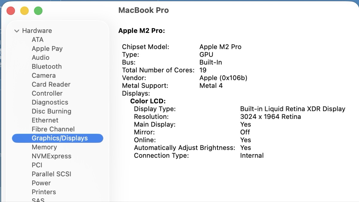 Macbook  Pro M2 Pro 16/1TB - Image 4