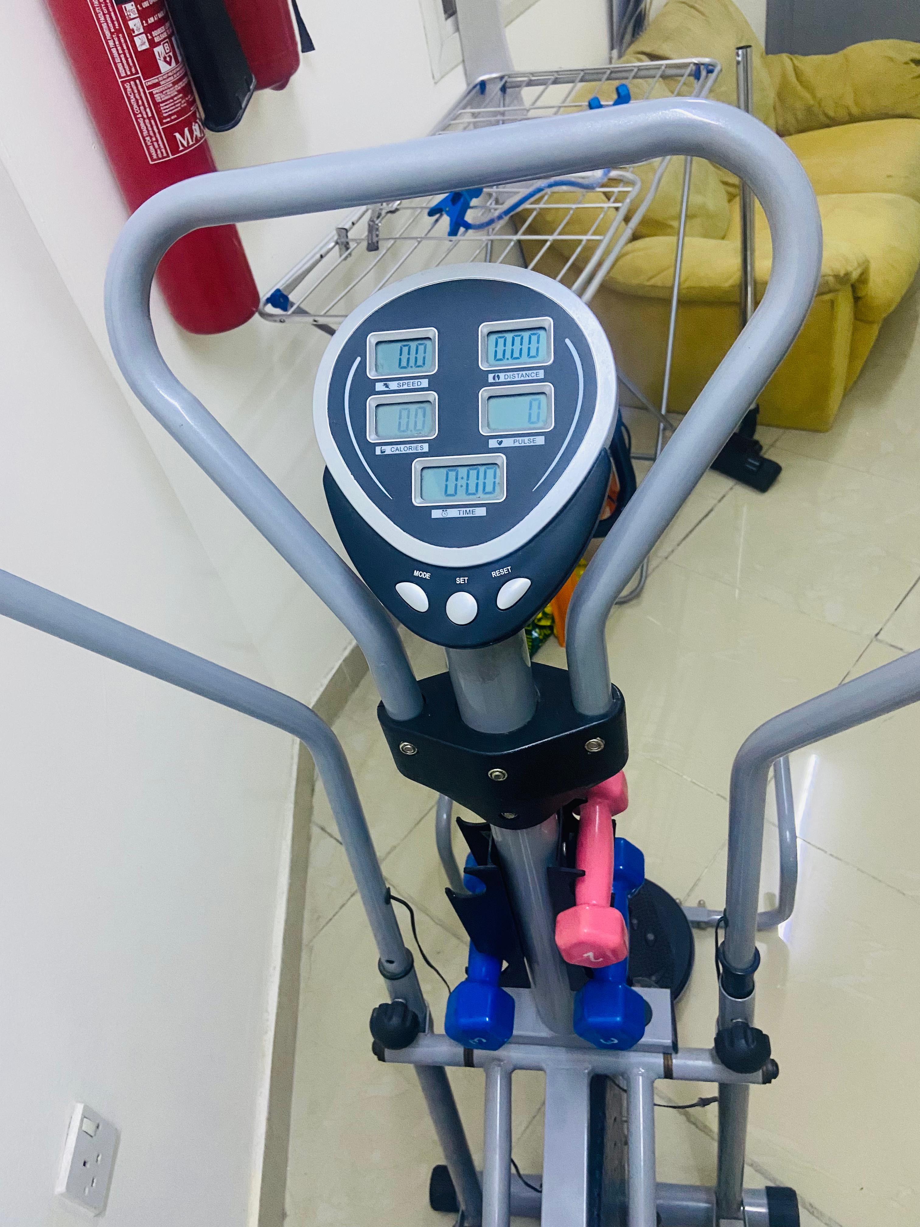 Skyland 5 in1 orbitrek exercise Bike with stepper,twister&Dumbbell - Image 3