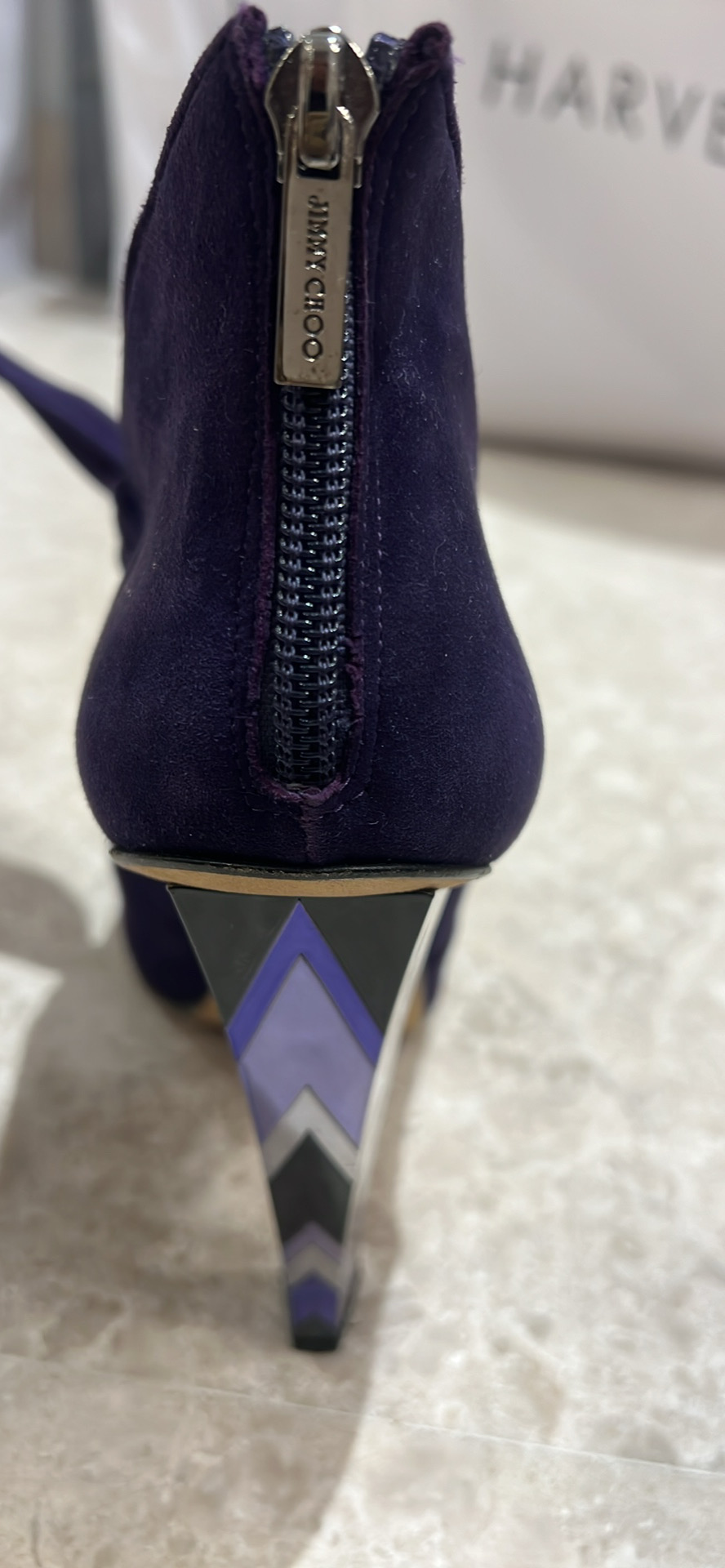 Stunning like new Aubergine/dark purple Jimmy Choo shoes in size 41 (fits 39 - 40) - Image 2
