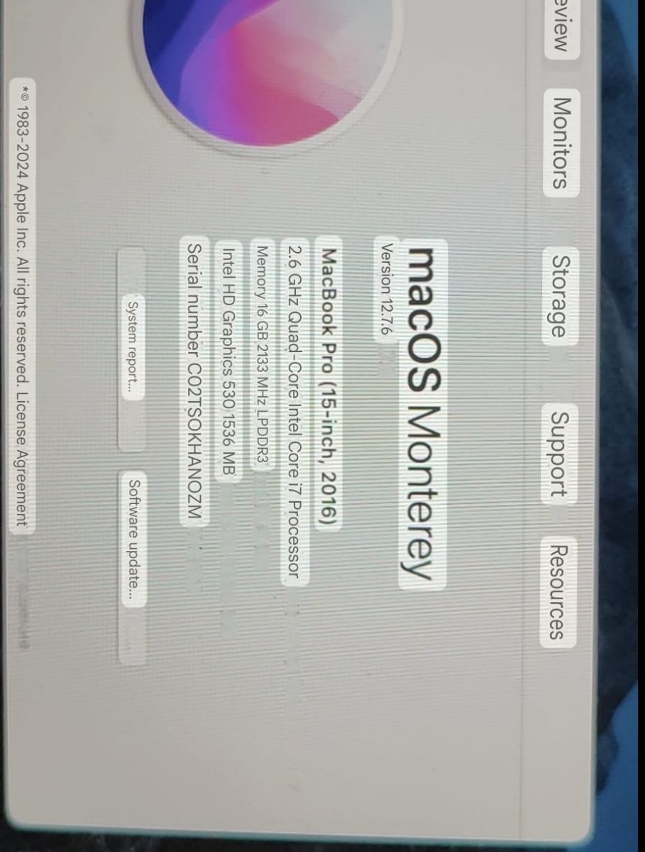 MacBook pro 15 2016 - Image 5