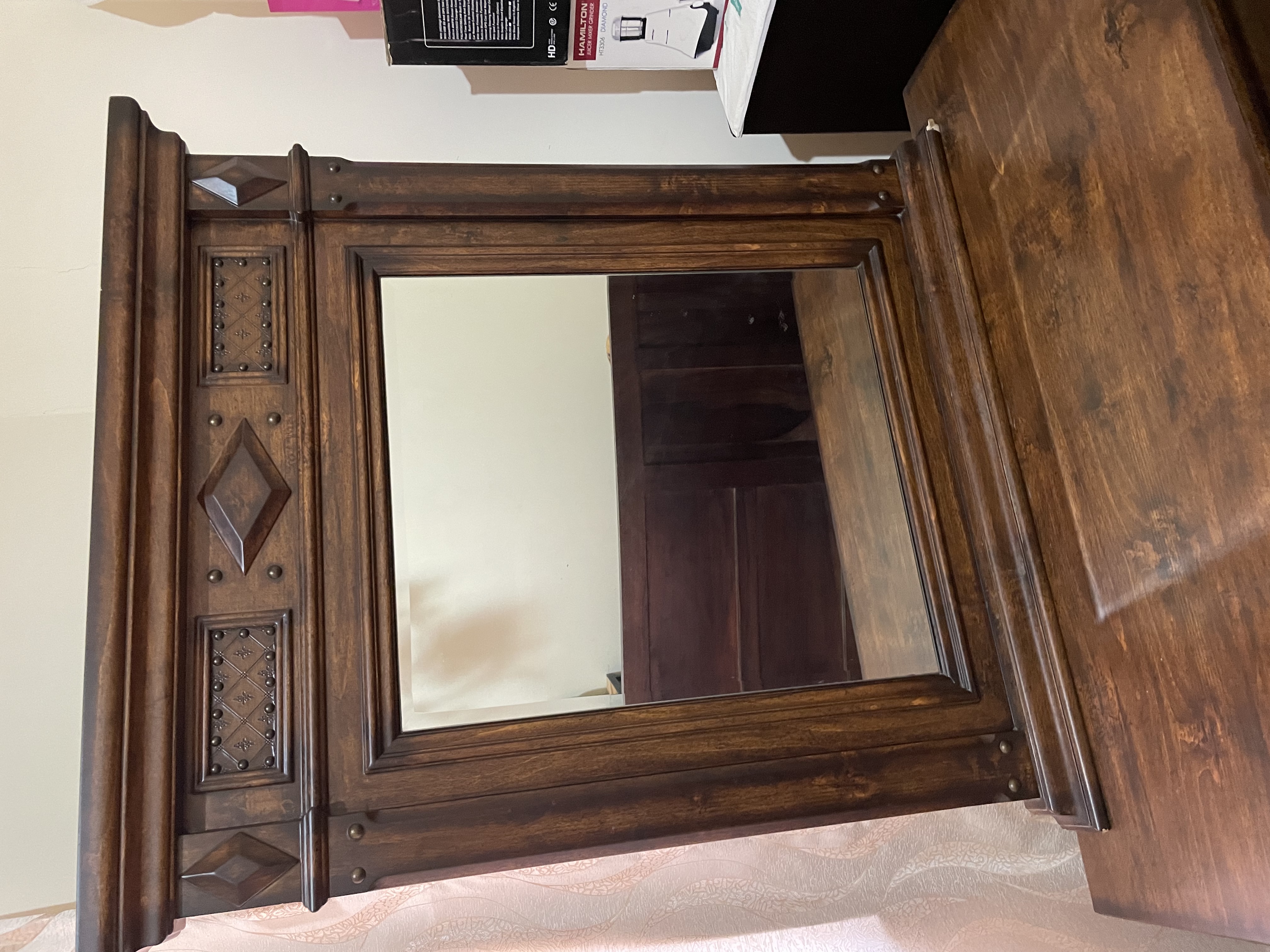 Original Wood Dressing Table - Heavy  - Image 9