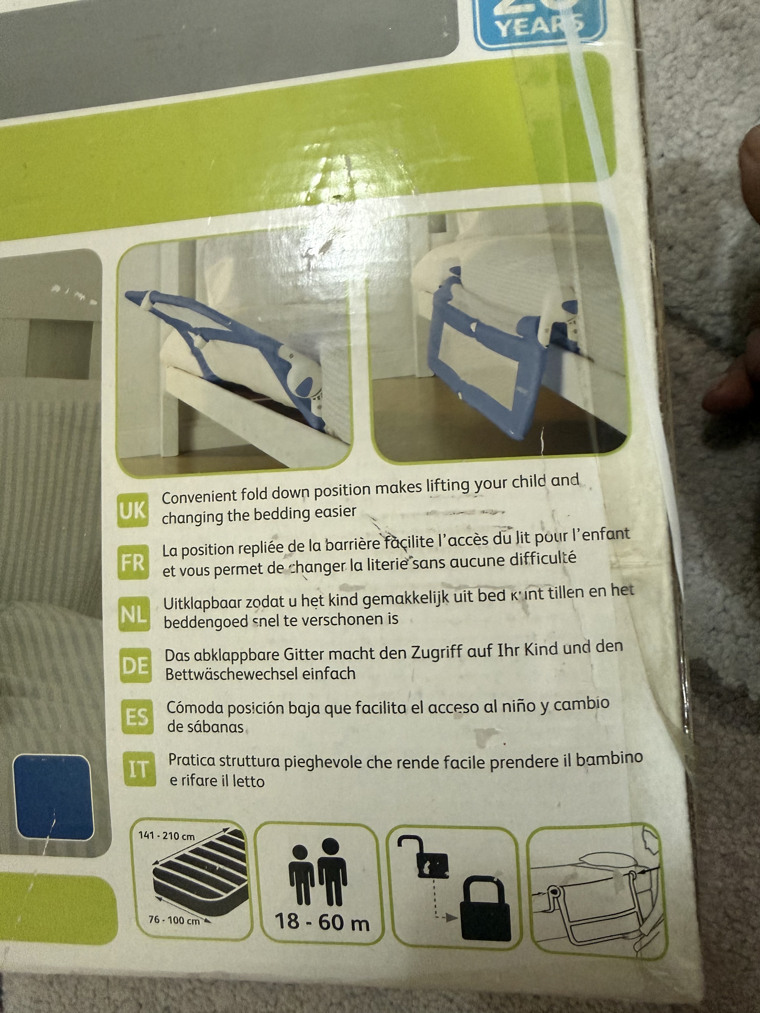 Lindam Bed Rail - Image 2