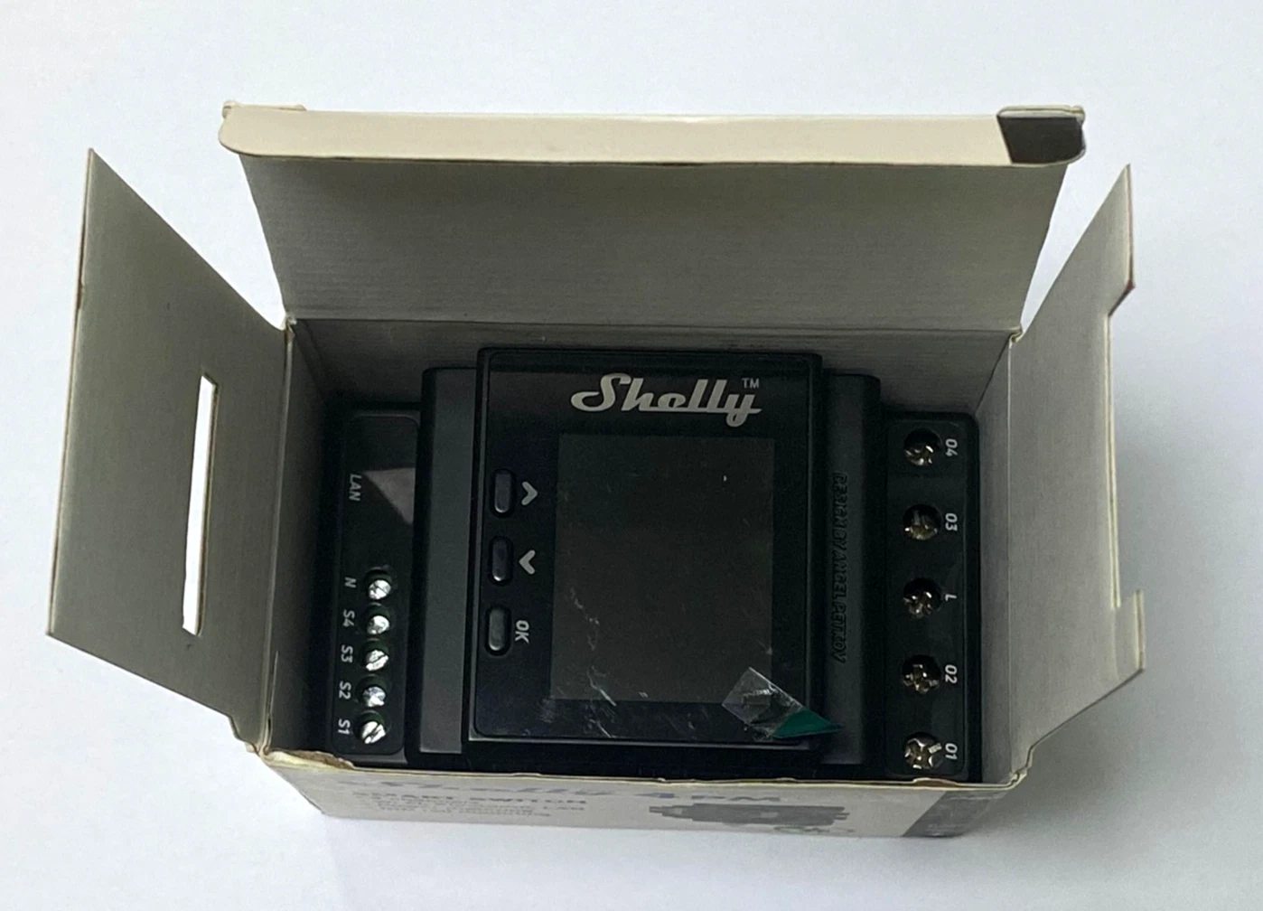 Shelly Pro 4PM Wi-Fi LAN Bluetooth 4 Channel DIN Rail Smart Relay Power Meter - Image 1