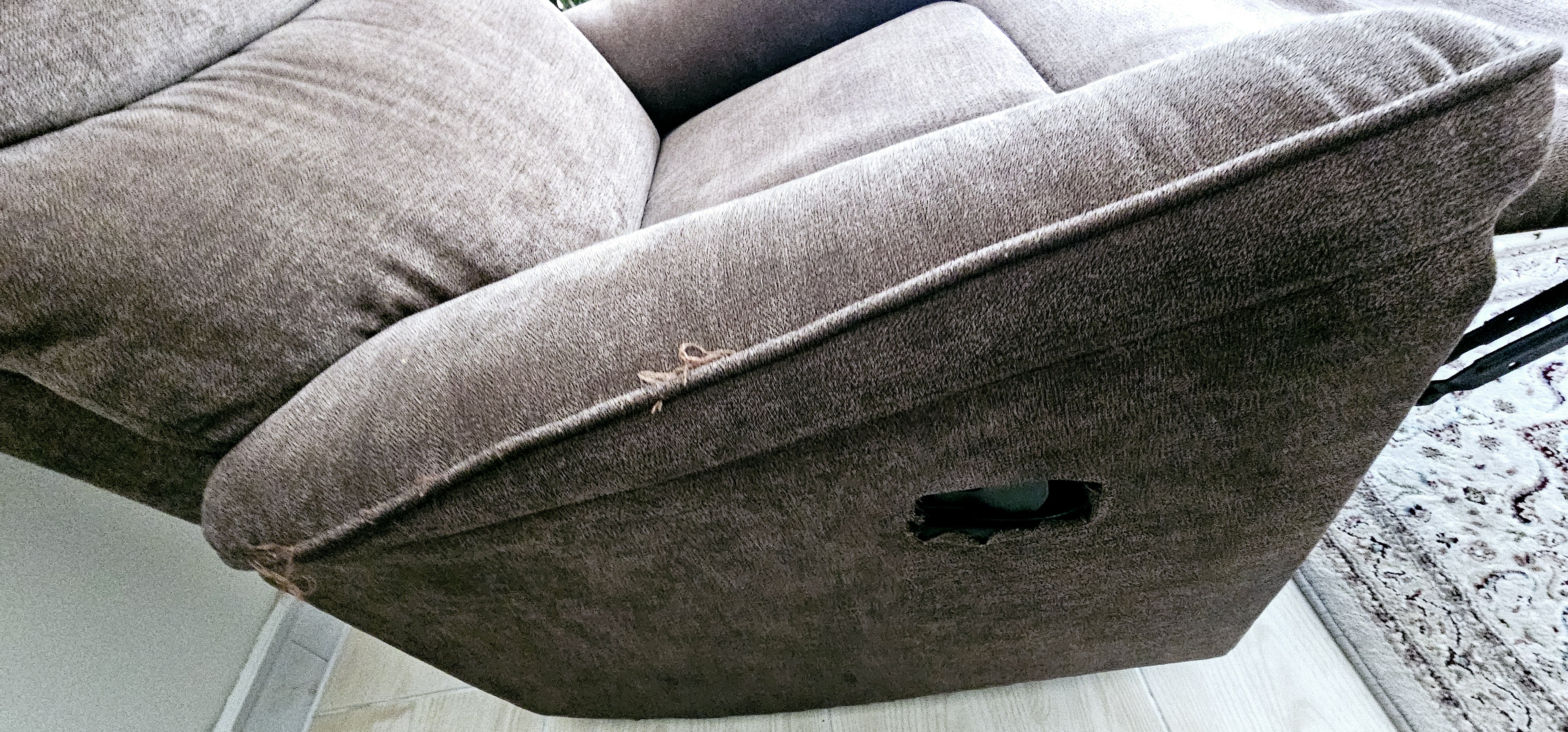 Single Brown Recliner sofa - Image 3