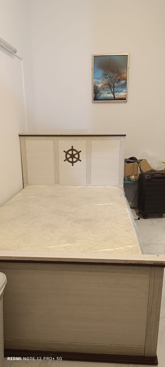 Double bed with almost like new medical mattress - Image 1
