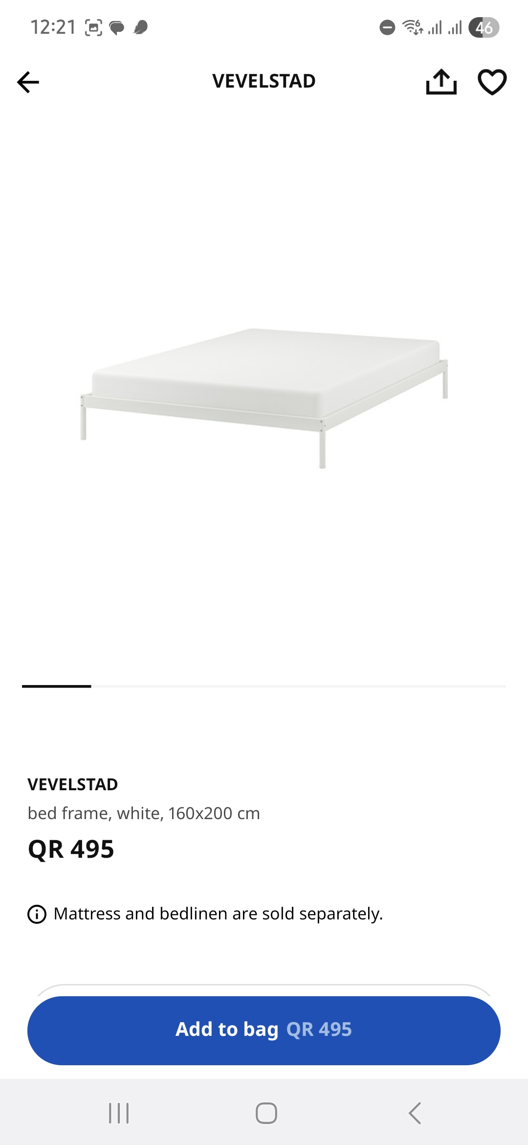 Ikea King Size Bed 180 x 200cm - Image 2