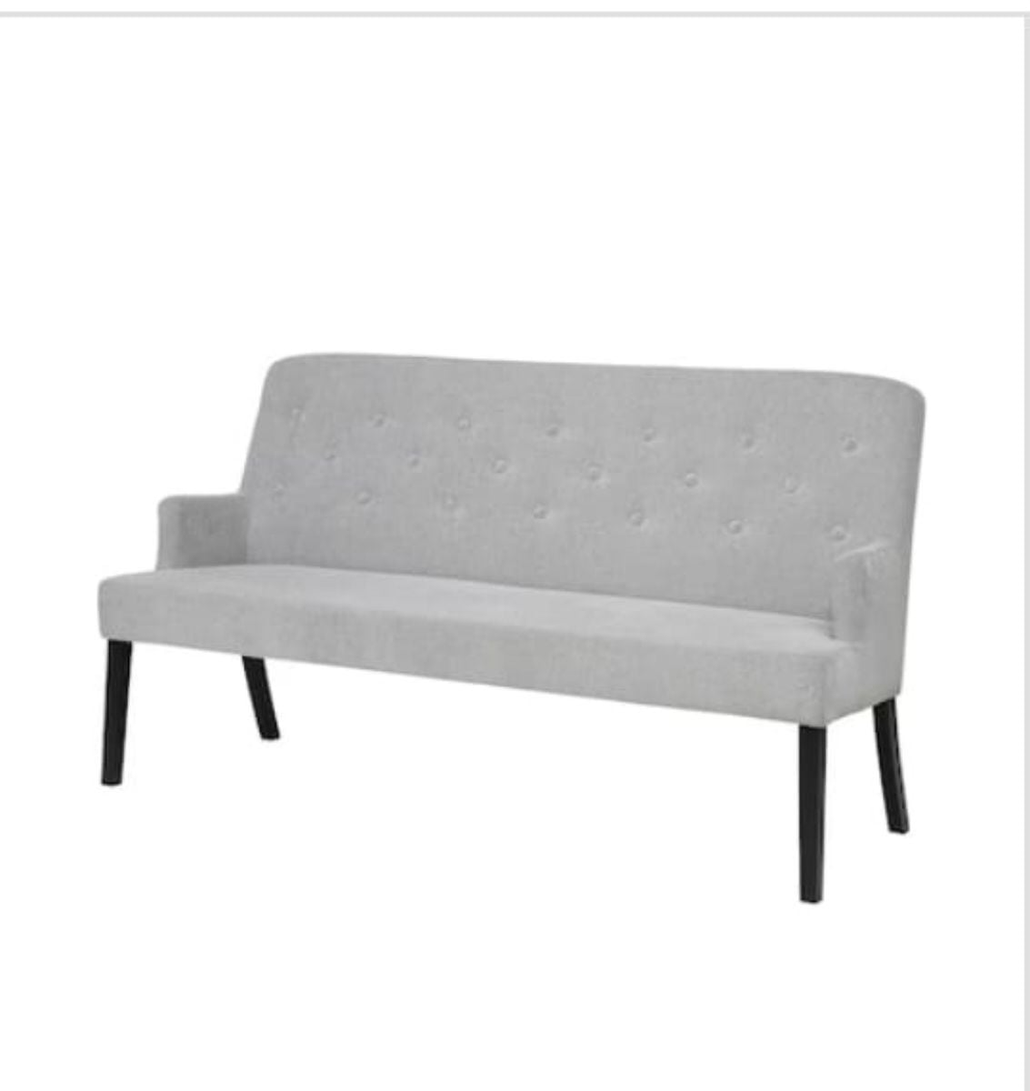 Ikea dining and/ or living room grey sofa good condition - Image 2