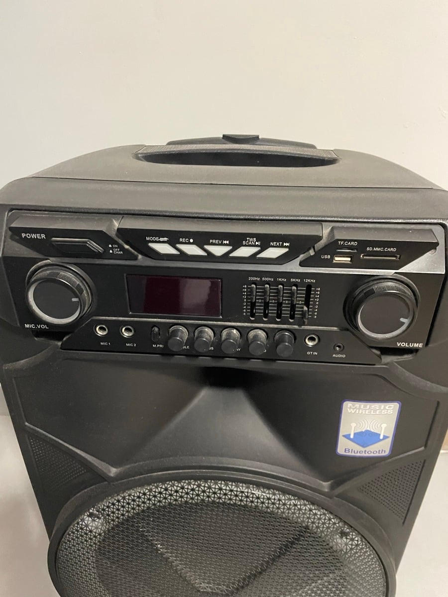 Olsenmark Omms1180 Party Speaker With Remote Control & Mic - Black - Image 1