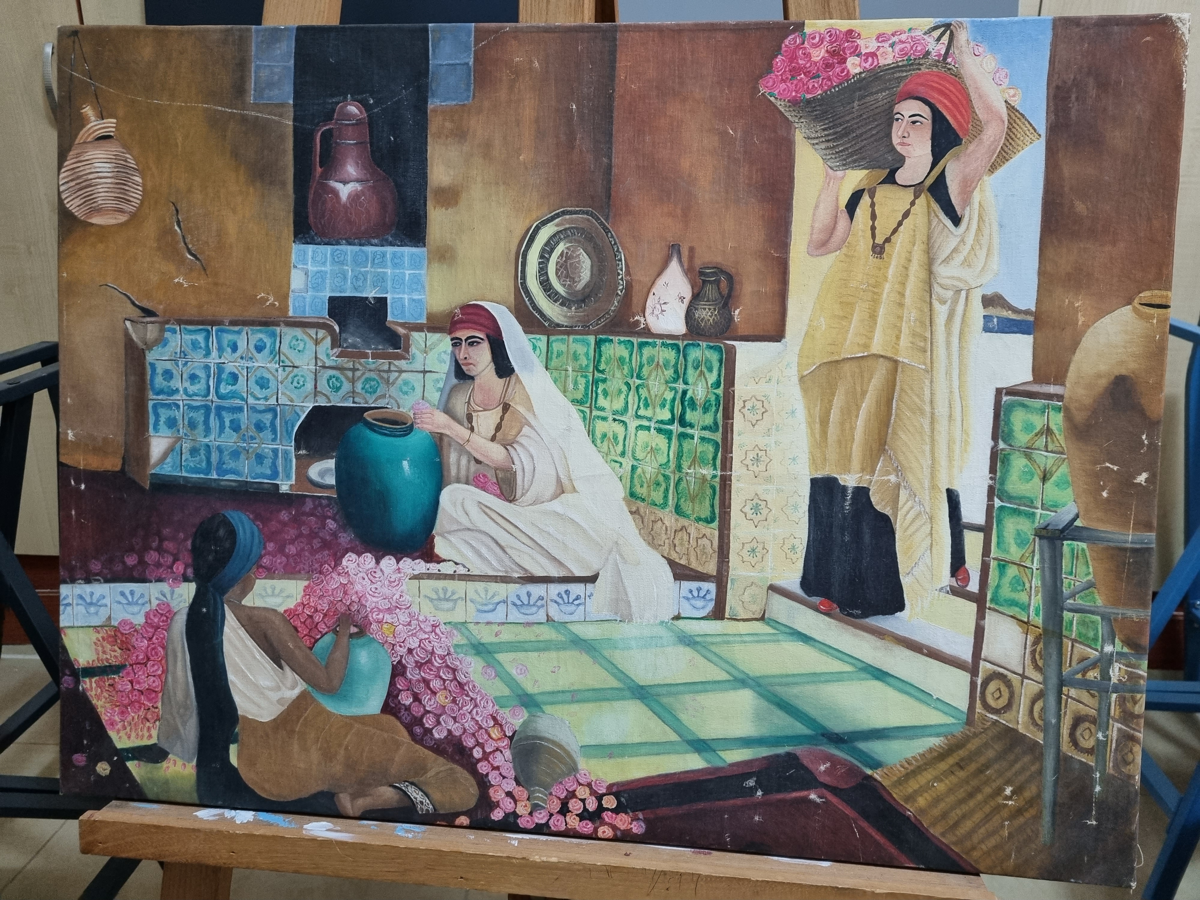 Rose Water | Painting on Canvas Large - Image 6
