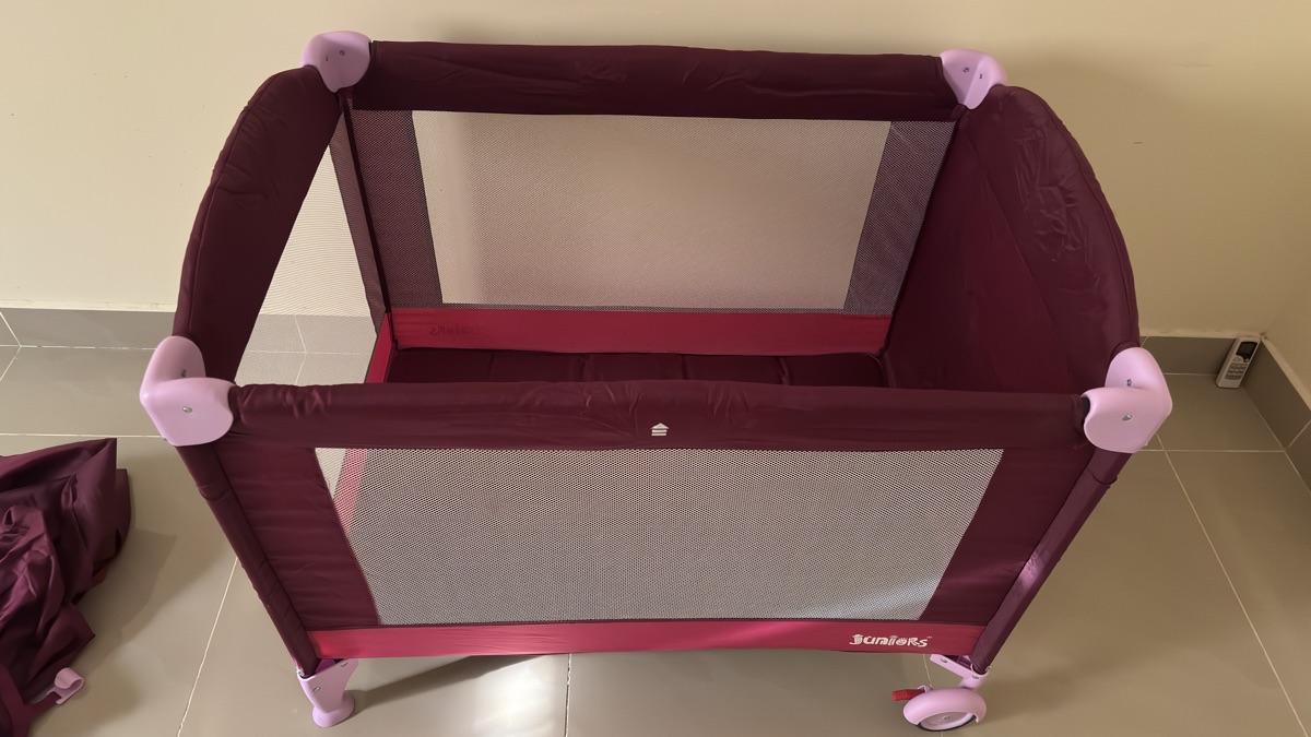 3 items - Automatic Joie Serina Swivel Baby Swing, Baby Walker and Playpen - Image 15